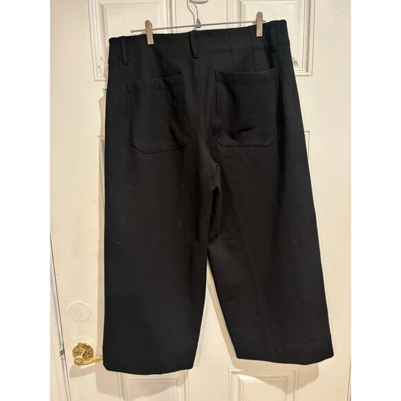 NWT Anthropologie Maeve the Collette pointe crop pants size 16W black - Picture 10 of 11